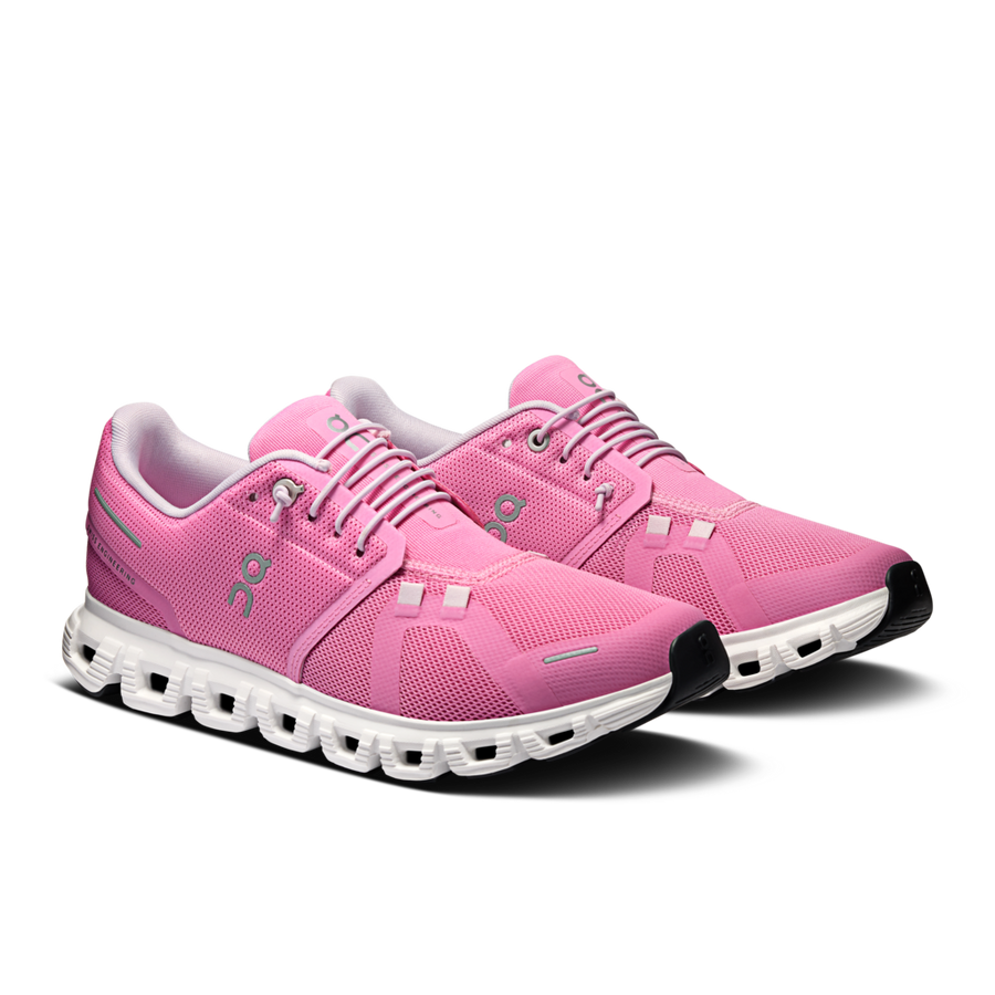 On Cloud 6 Women's - Raspberry/White