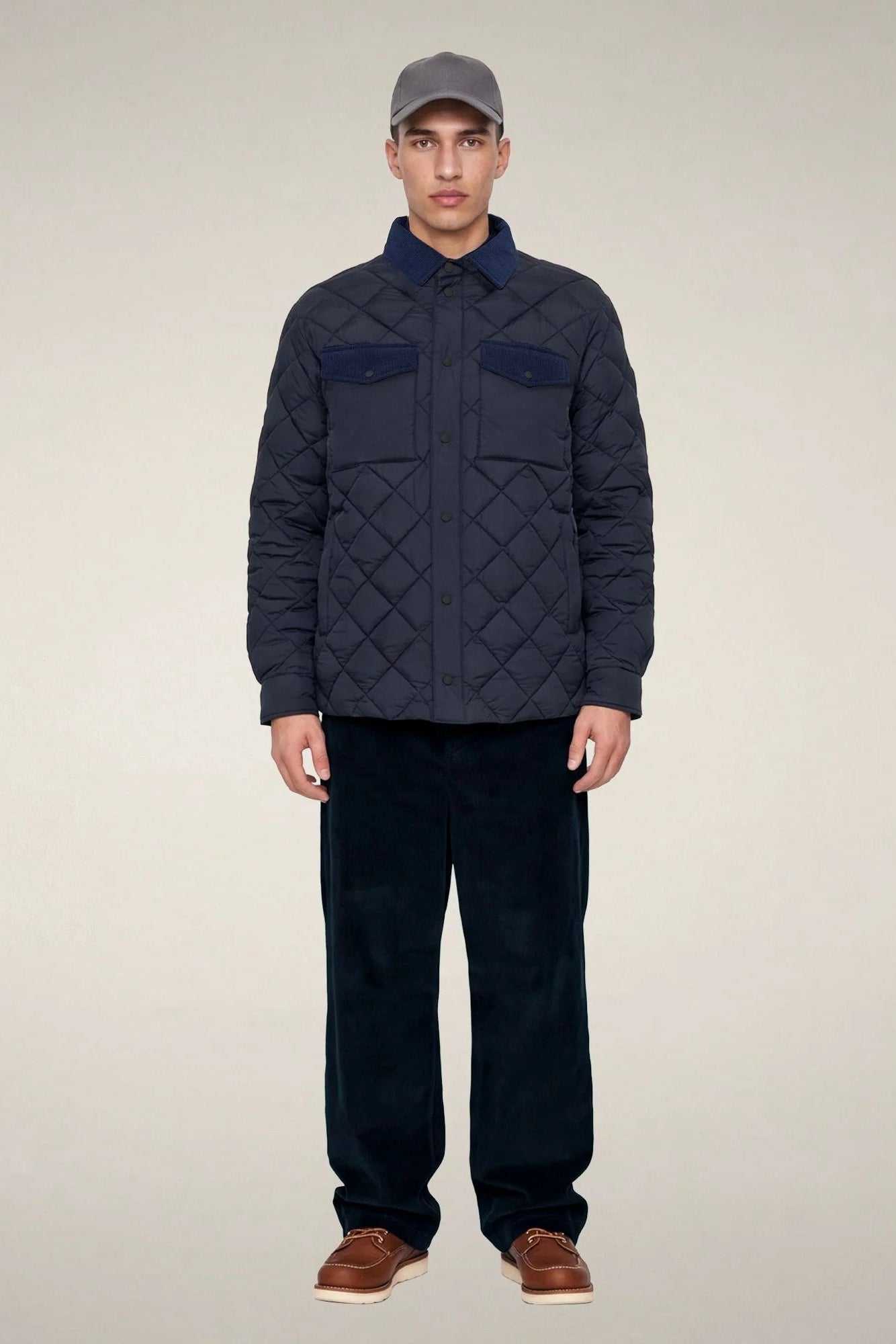 Save the Duck Firmin Quilted Shirt Jacket