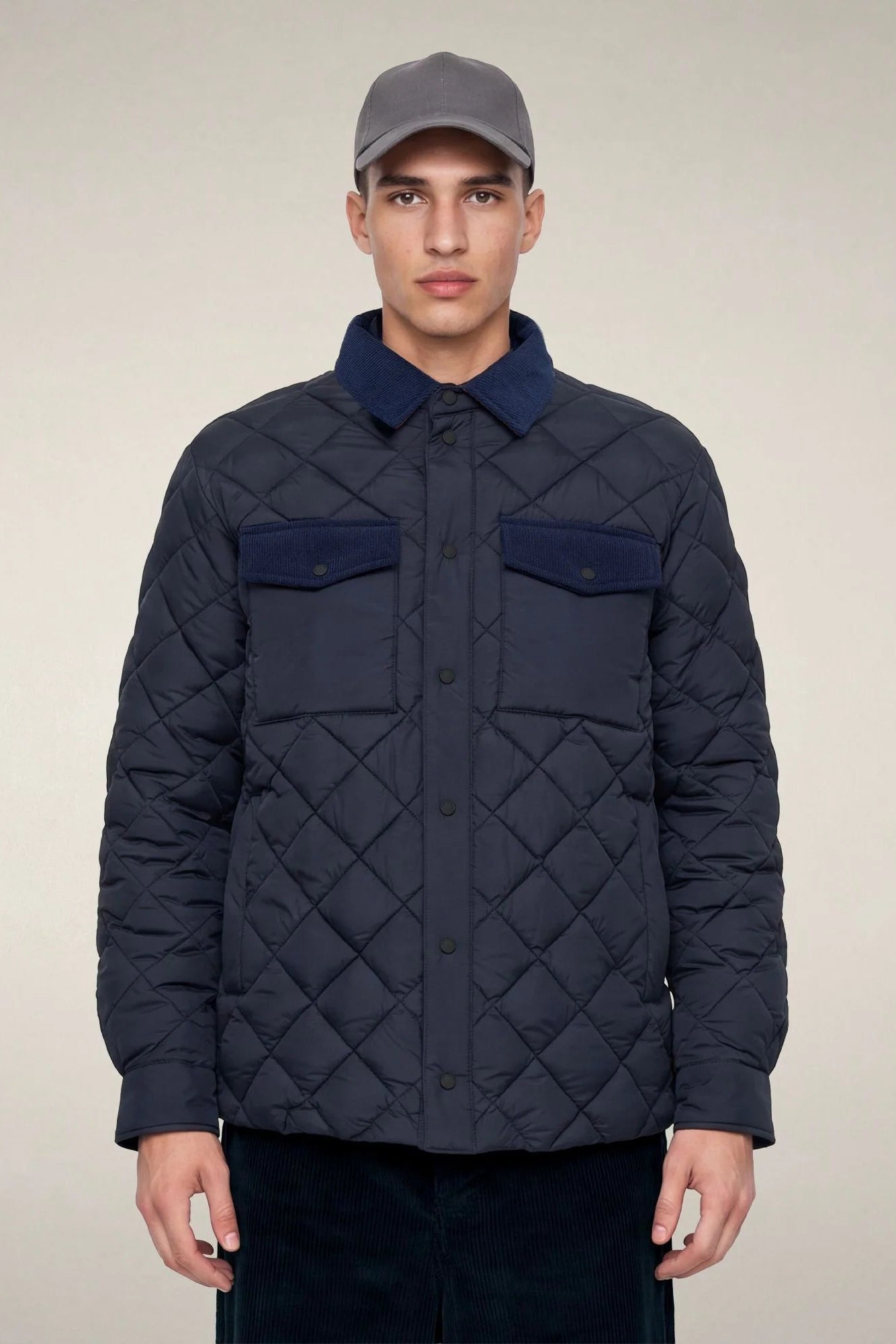 Save the Duck Firmin Quilted Shirt Jacket