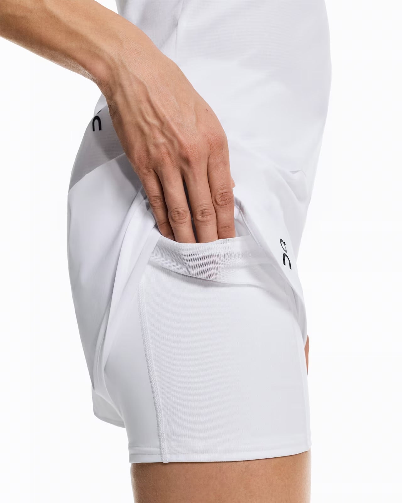 On Women's 3" Court Shorts 2-in-1 -White