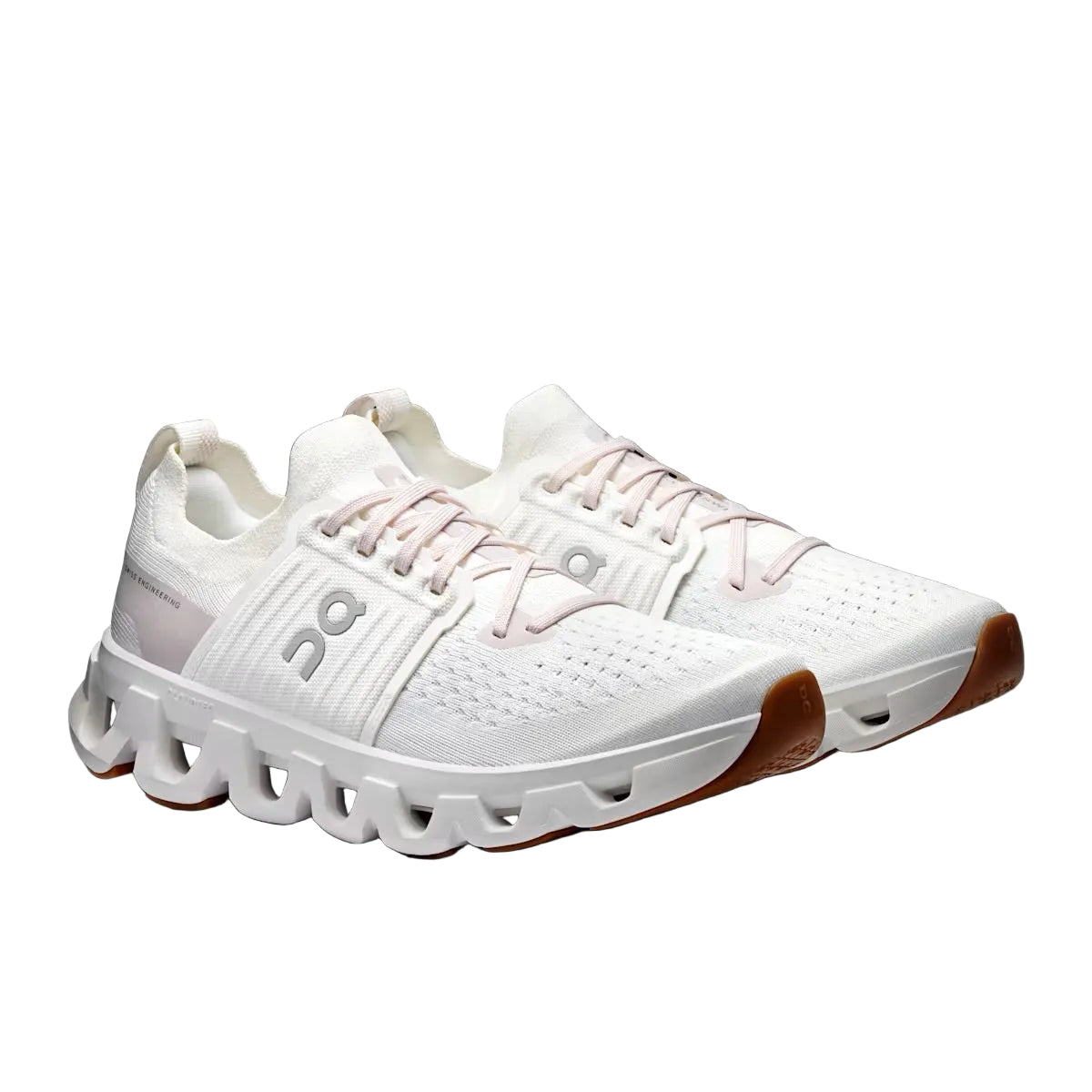 On Cloudswift 4 W's Running Shoe-White/Lily