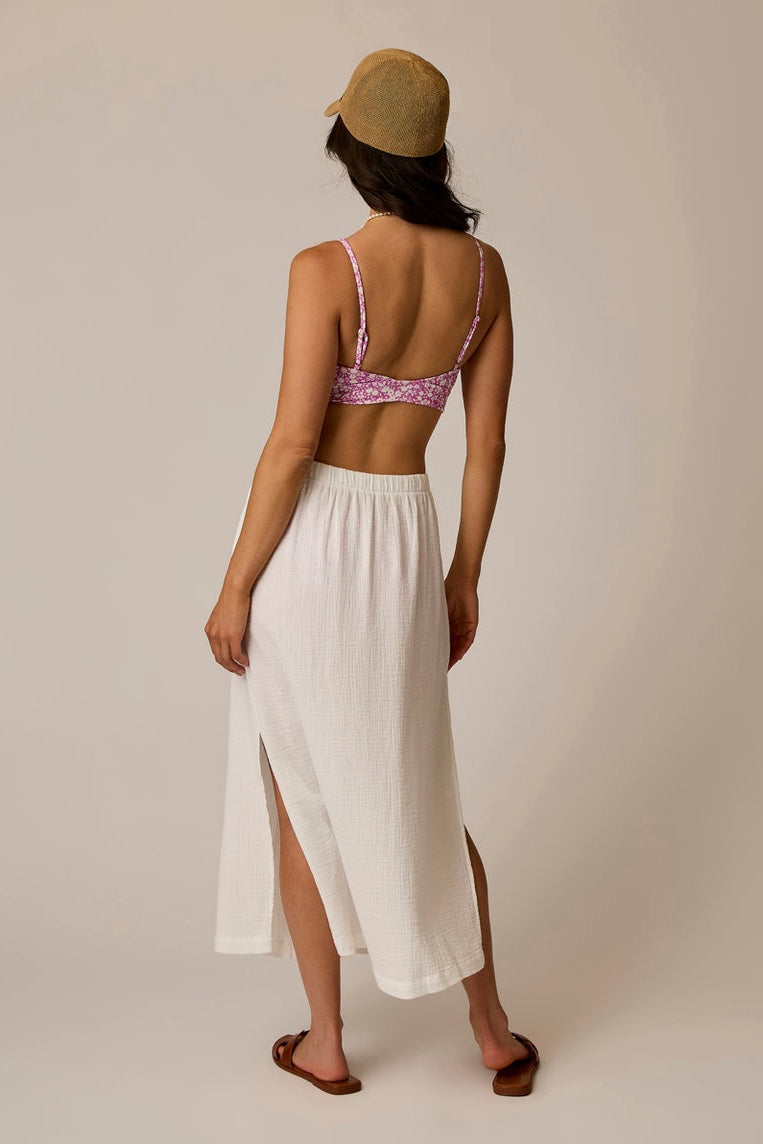 Yara Gauze Skirt-Cloud