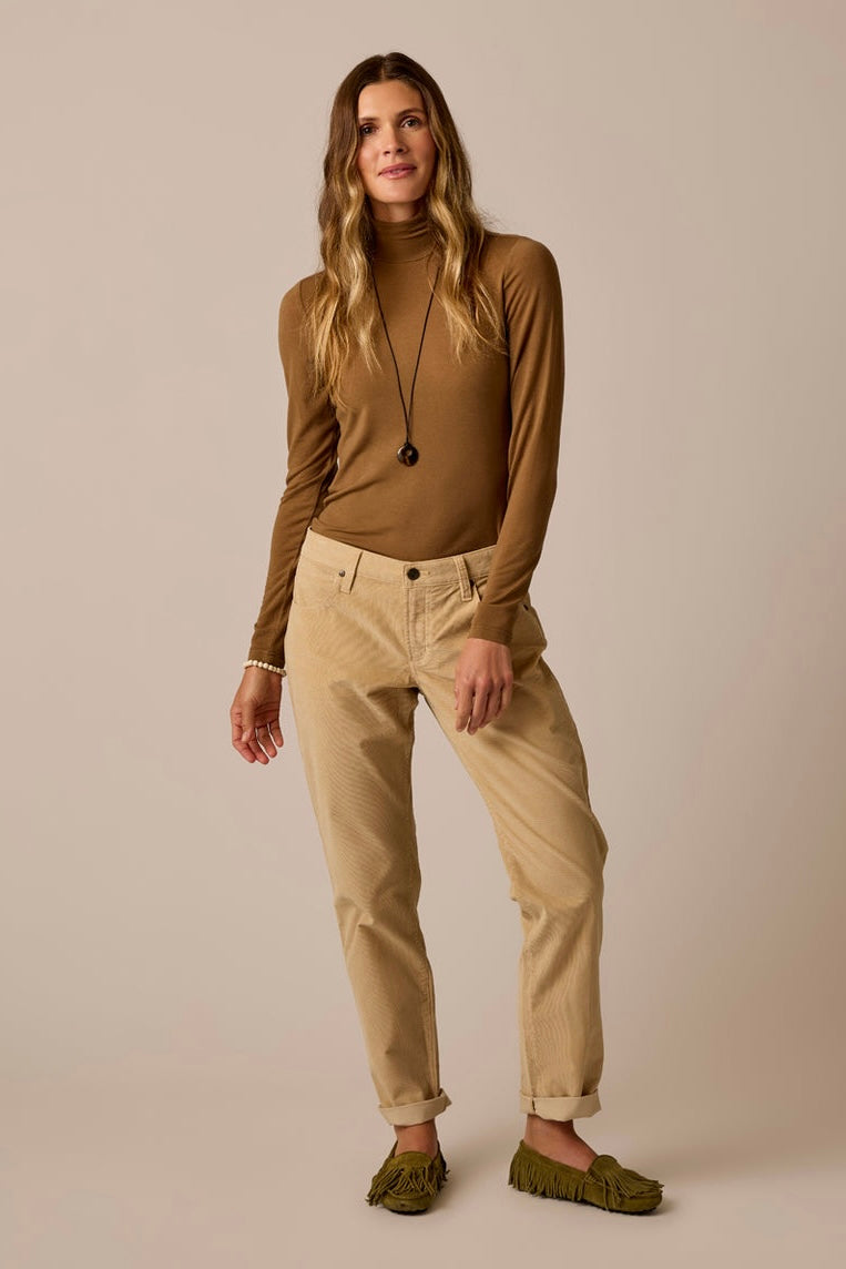 Carson Cord Pant: Sandbar