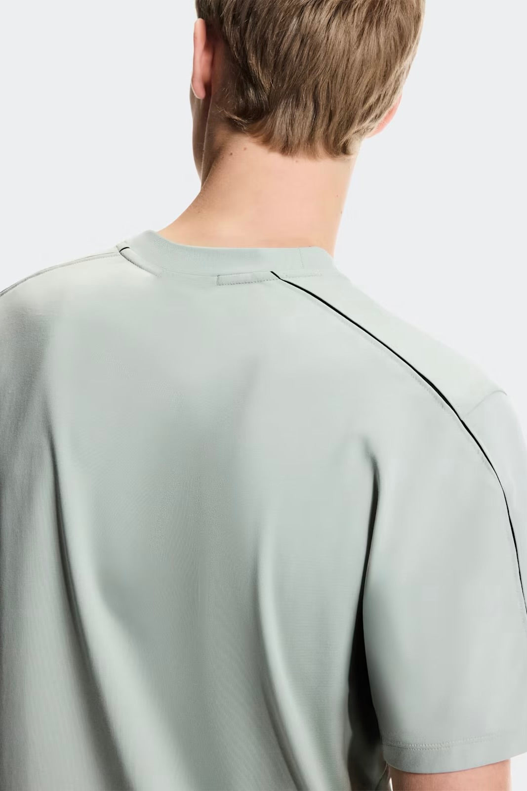 On Focus Men's Cotton Blend Tee - Mineral