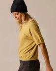 Josie Sweater Tee: Wheat