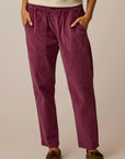 Zoe Buttercord Pant: Bramble