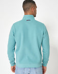 Batella M's Interlock 1/4 Zip Sweater