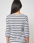 The Marseille French 3/4 Striped Tee