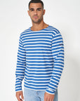 Breton M's Long Sleeve Striped Crew Neck T-Shirt