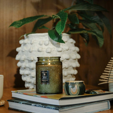 Voluspa Temple Moss 18oz Large Jar Candle