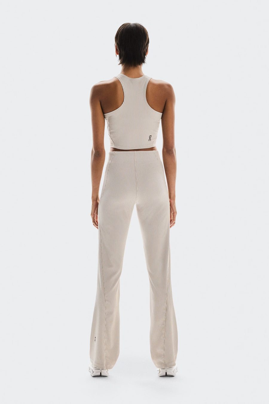 ON All-Day Ribbed Pants: Desert / White