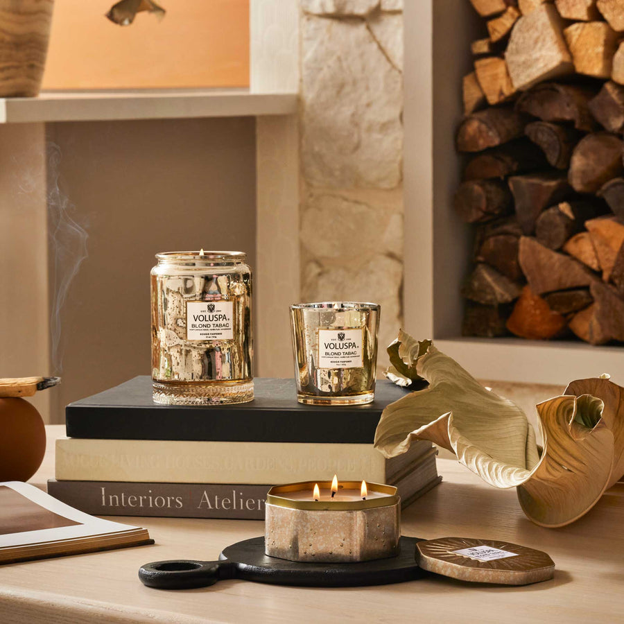 Voluspa Blond Tabac 18oz Large Jar Candle