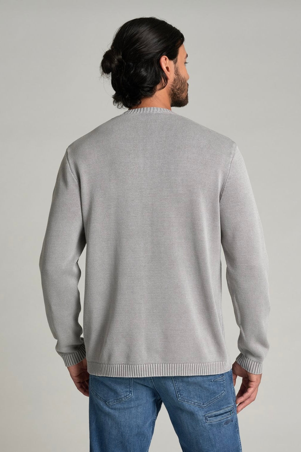 Motive Organic Cotton Sweater- Heather Grey