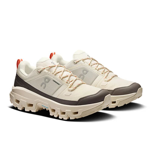 On Cloudrock Low Waterproof Women's - Ivory/Ivory