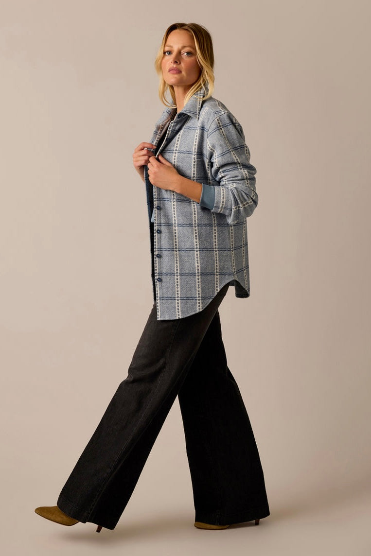 Carve Fairbanks Supersoft Shirt: Blue Mirage Dobby