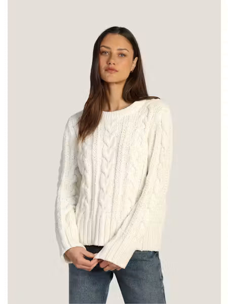 Preston Plush Cable Sweater