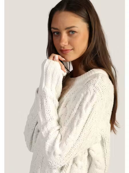 Preston Plush Cable Sweater