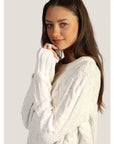 Preston Plush Cable Sweater