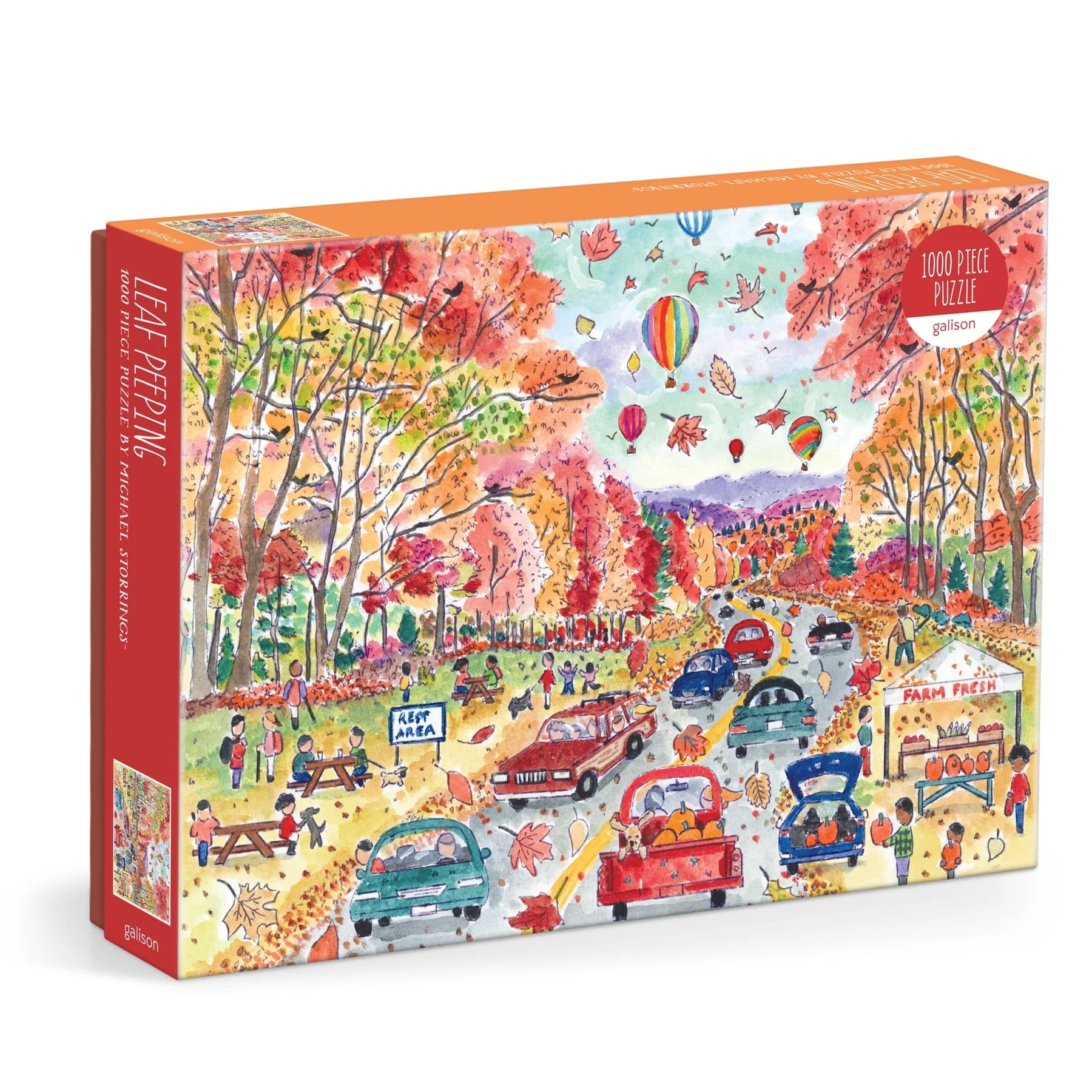 Leaf Peeping 1000 Piece Puzzle by Michael Storrings