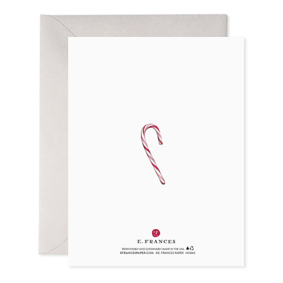 E. Frances Vintage Santa Holiday Greeting Card