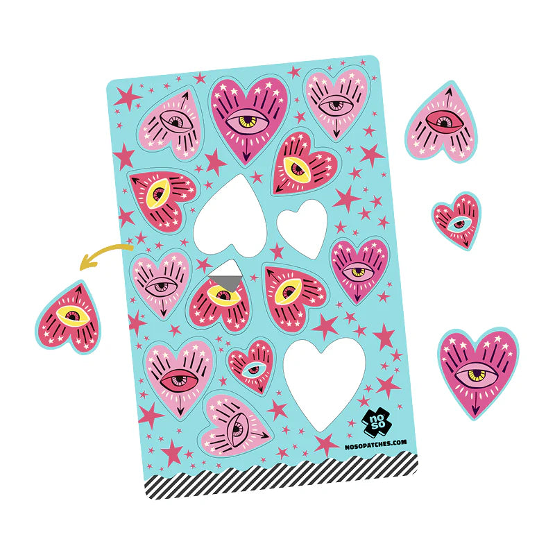 NOSO Dazzits 3.9 x 6" Sheet of Different Sized Repair Patches
