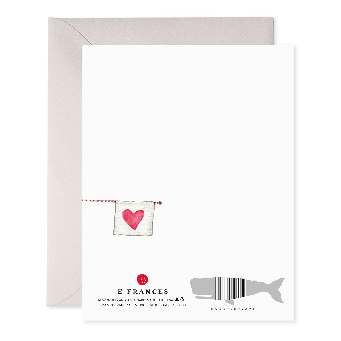 E. Frances I Love You This Much Love and Friendship Greeting Card