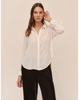 Bella Dahl Long Sleeve Clean White Shirt