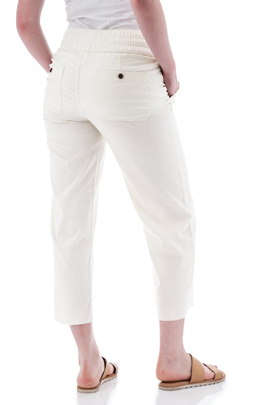 Egret Temple Pull-On Crop Pant
