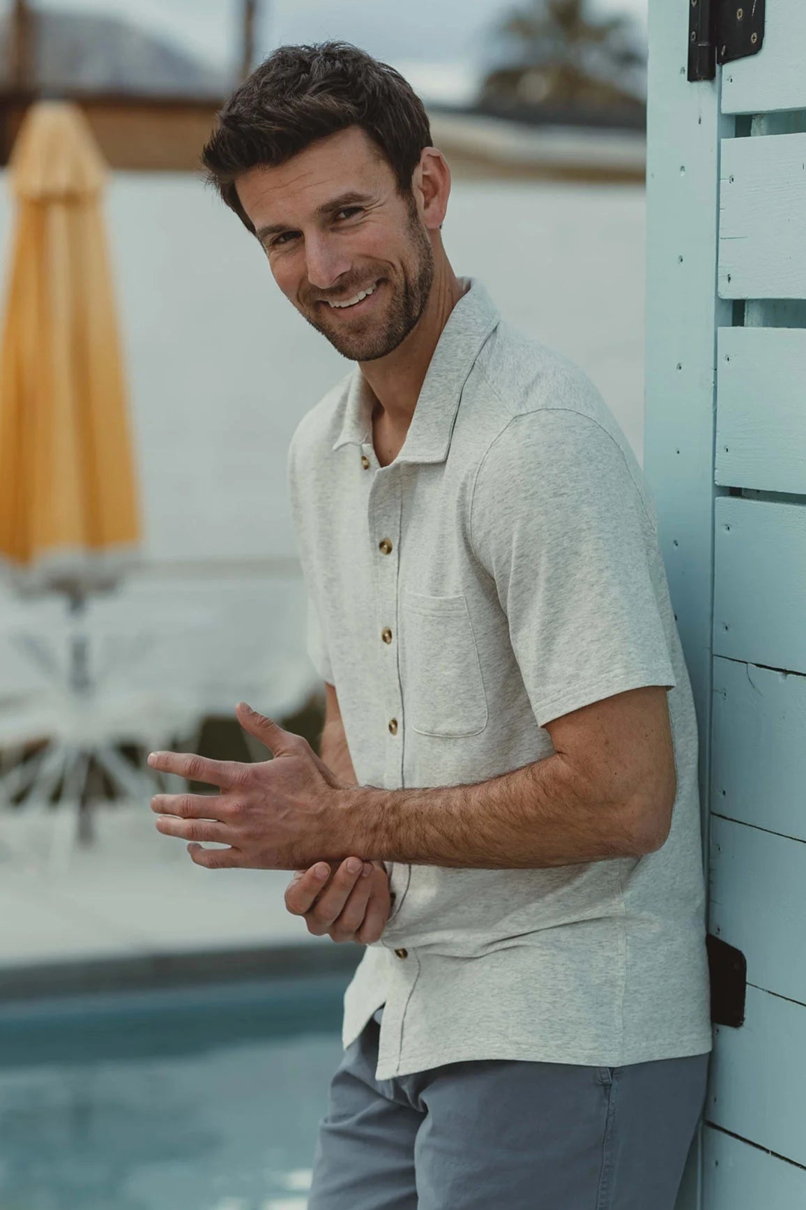 Active Puremeso Short Sleeve Weekend Button Down