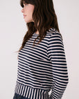 Dynamic Long Sleeve Striped Tee