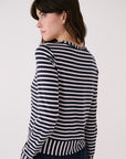 Dynamic Long Sleeve Striped Tee