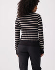 Dynamic Long Sleeve Striped Tee