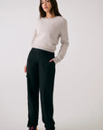 Olivie Tech Trousers: Black