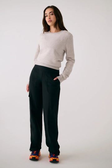 Olivie Tech Trousers: Black