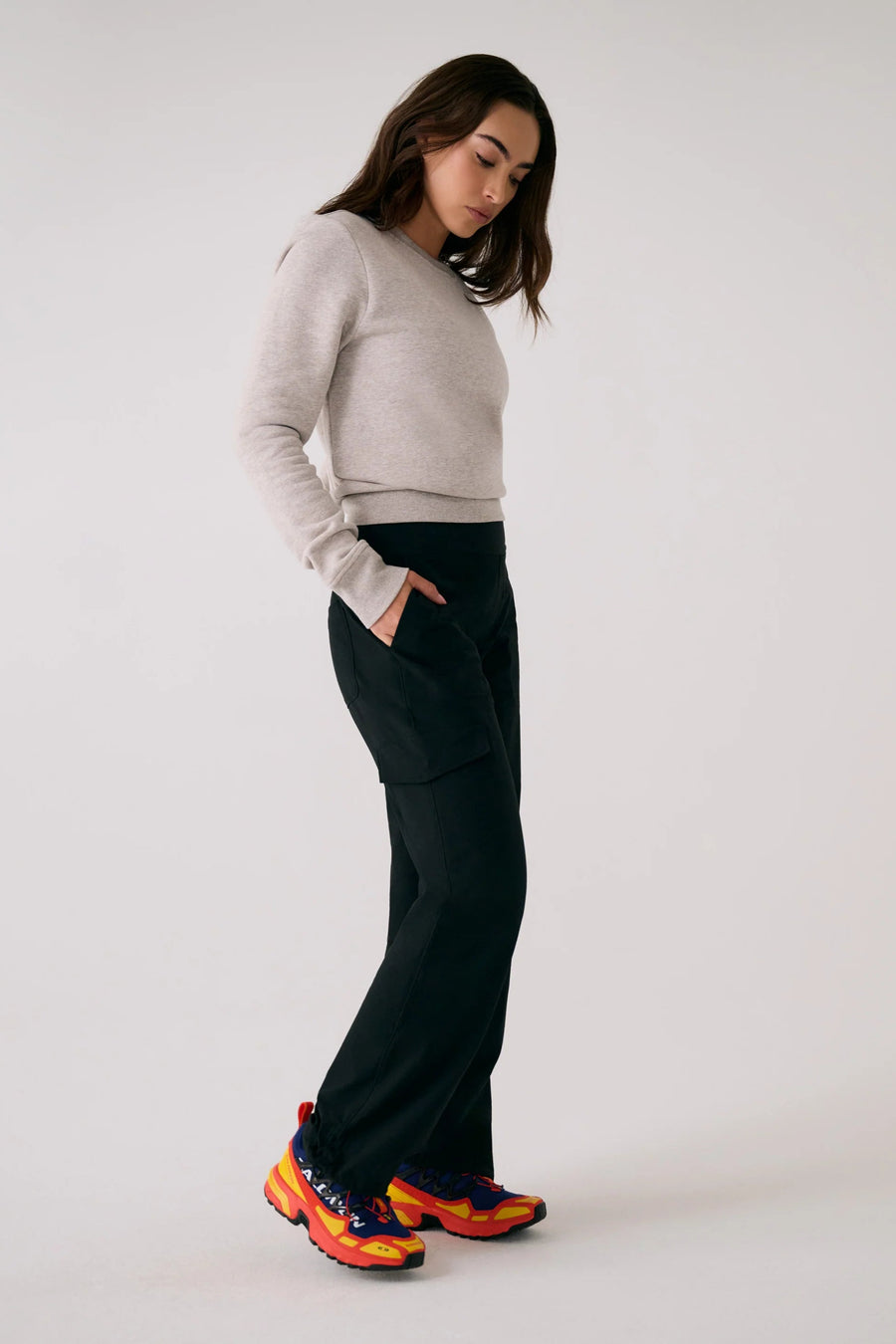 Olivie Tech Trousers: Black