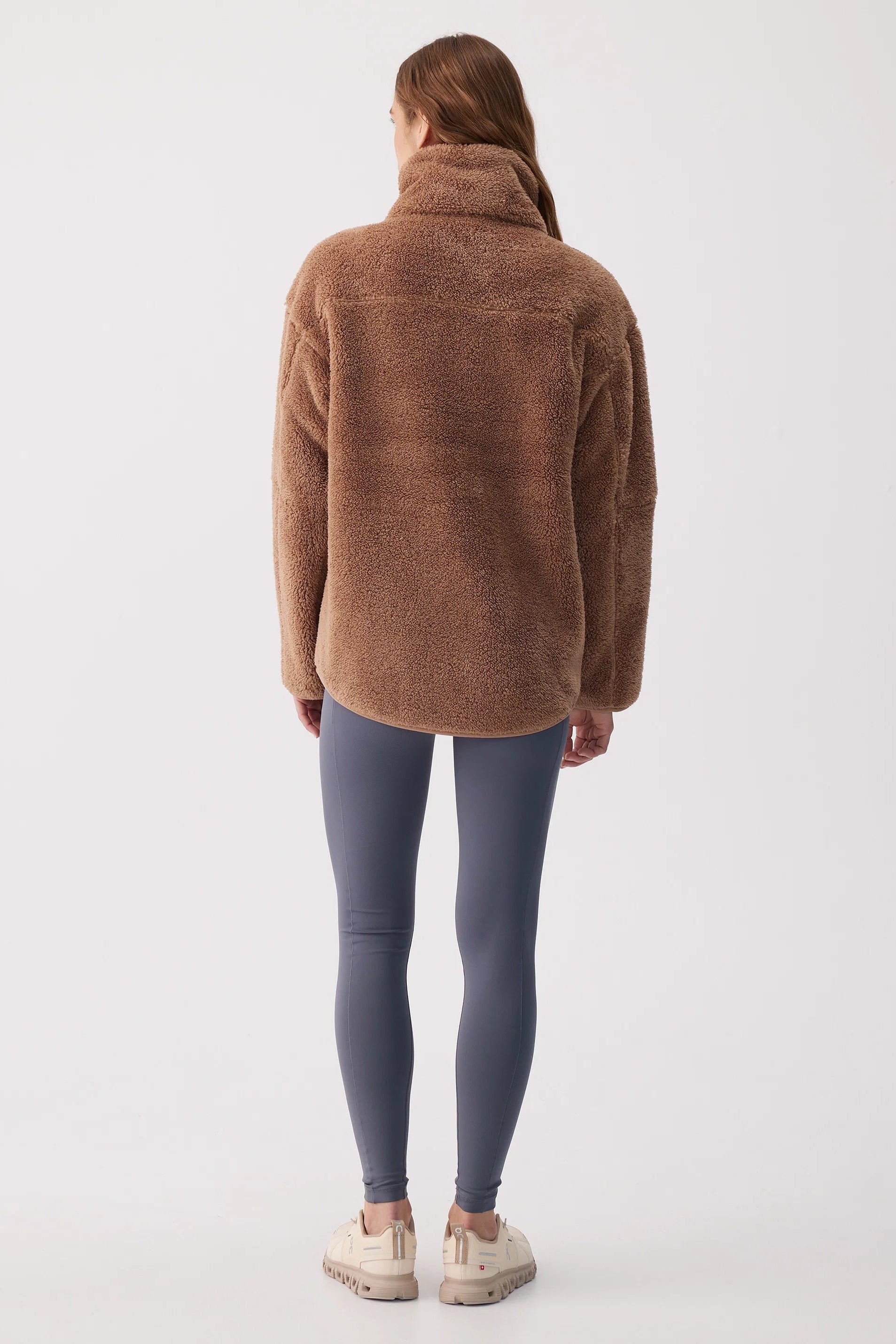 Nadine Sherpa Fleece Cardigan Jacket