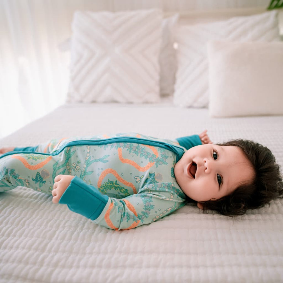 Coco Moon Lei Stand Baby Bamboo Coverall