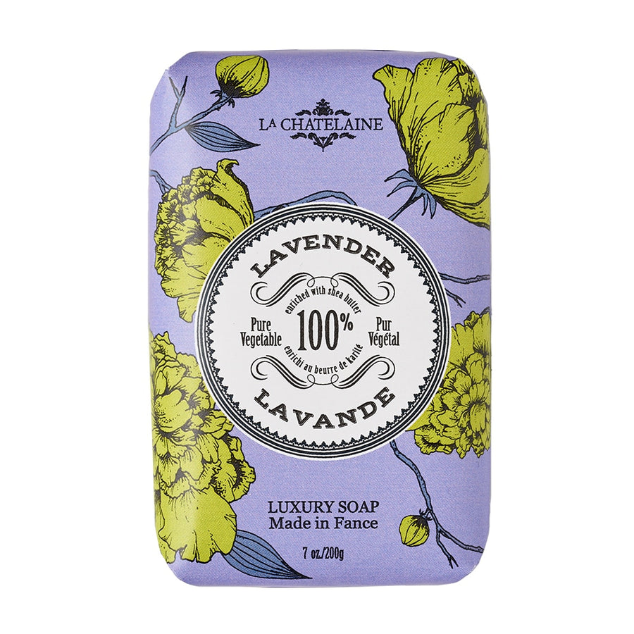 La Chatelaine  SIGNATURE HAND WRAPPED FRENCH SOAPS - 7 oz.