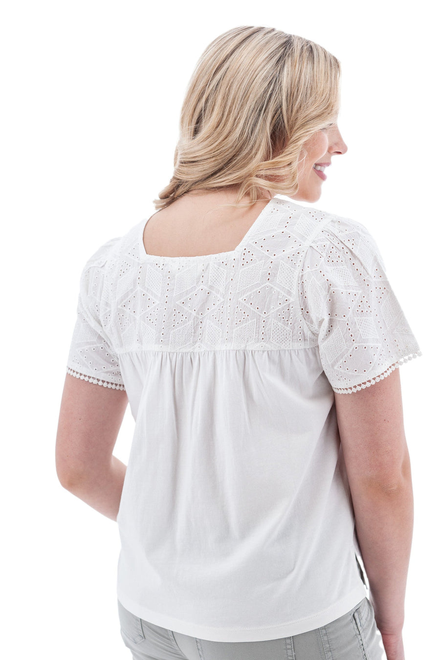 Shelle Short Sleeve Swing Top