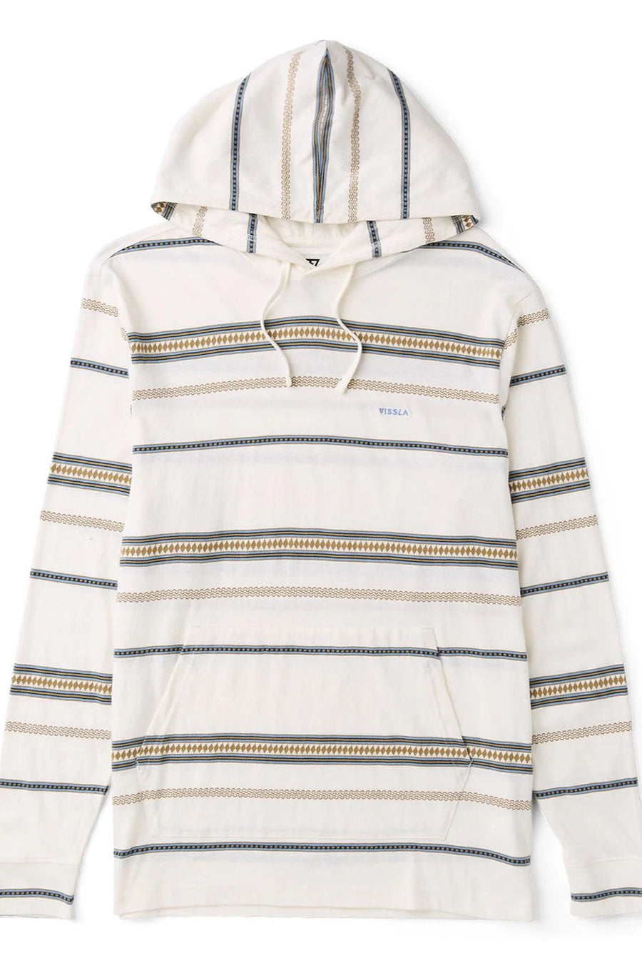 Vissla Stitch In Eco Pullover: Vintage White