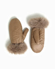 Satin Puffer Mittens