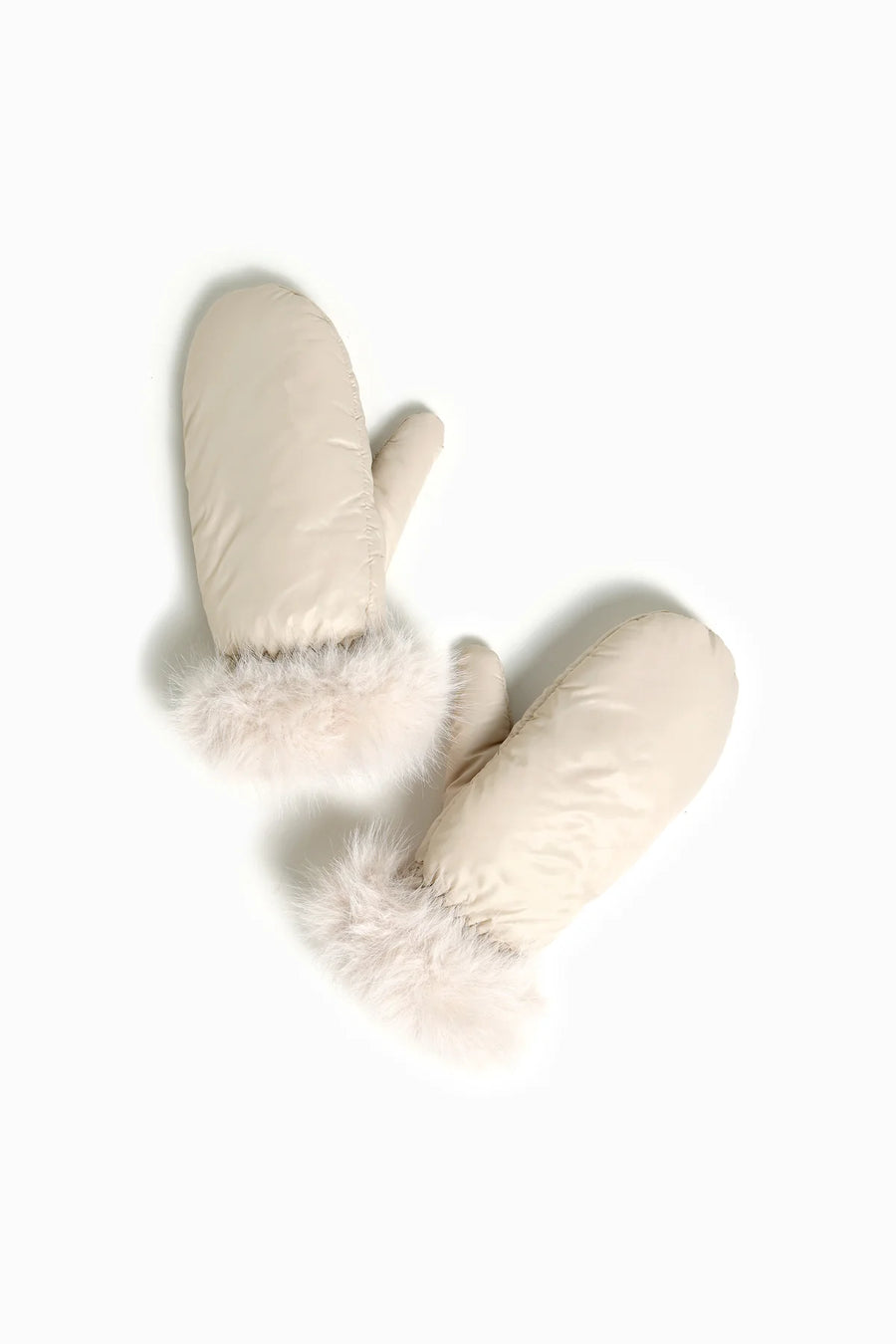Satin Puffer Mittens