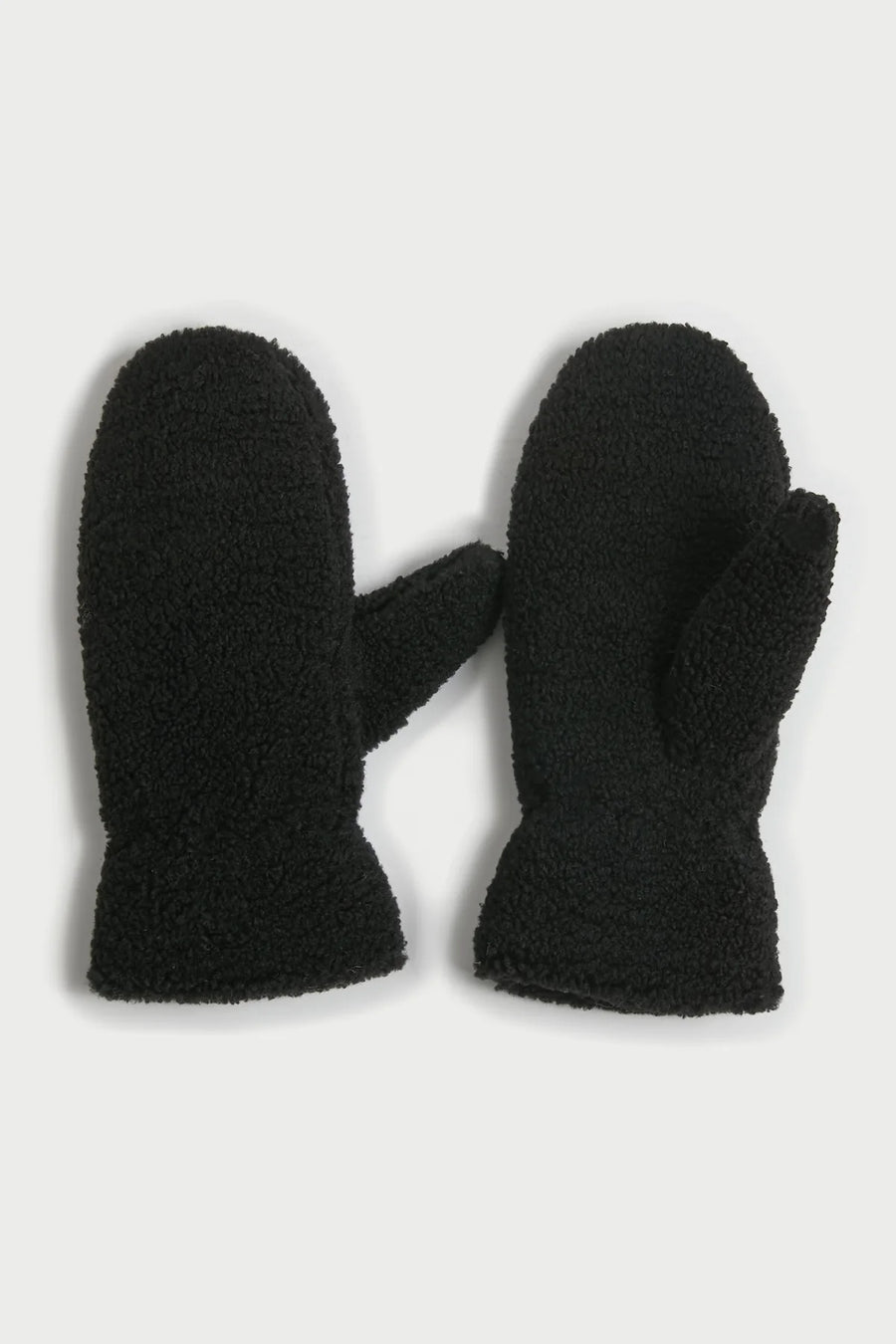 Sherpa Teddy Mittens