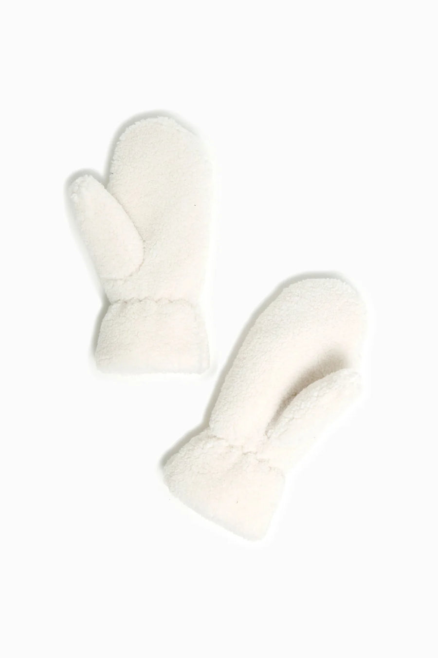 Sherpa Teddy Mittens