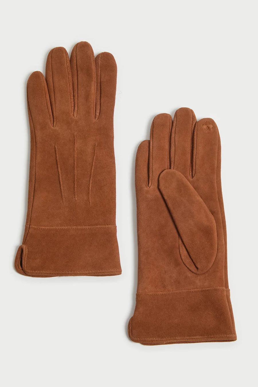 Cognac Suede W's Classic Leather Gloves