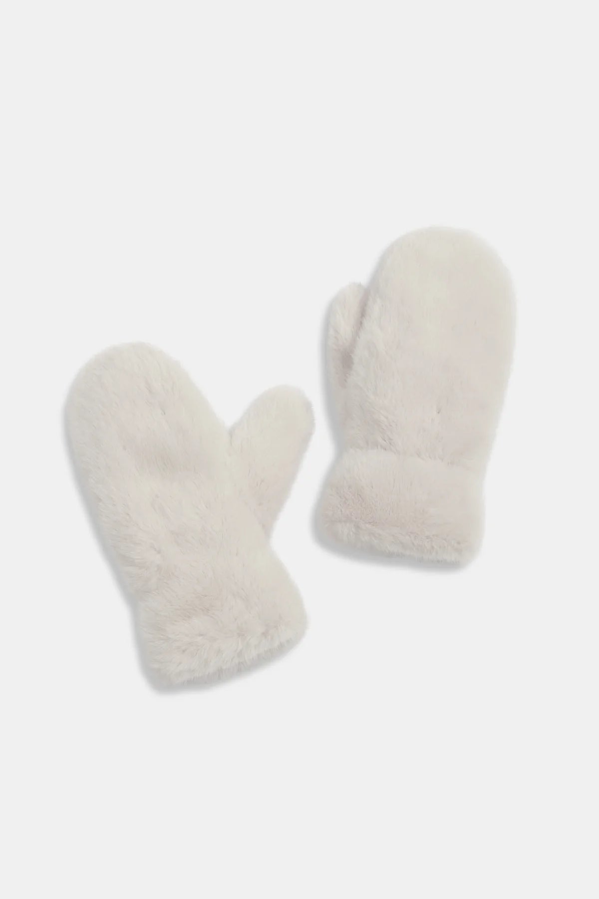 Sherpa Faux Fur Mittens