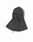 Wool Blended Hoodie Snood