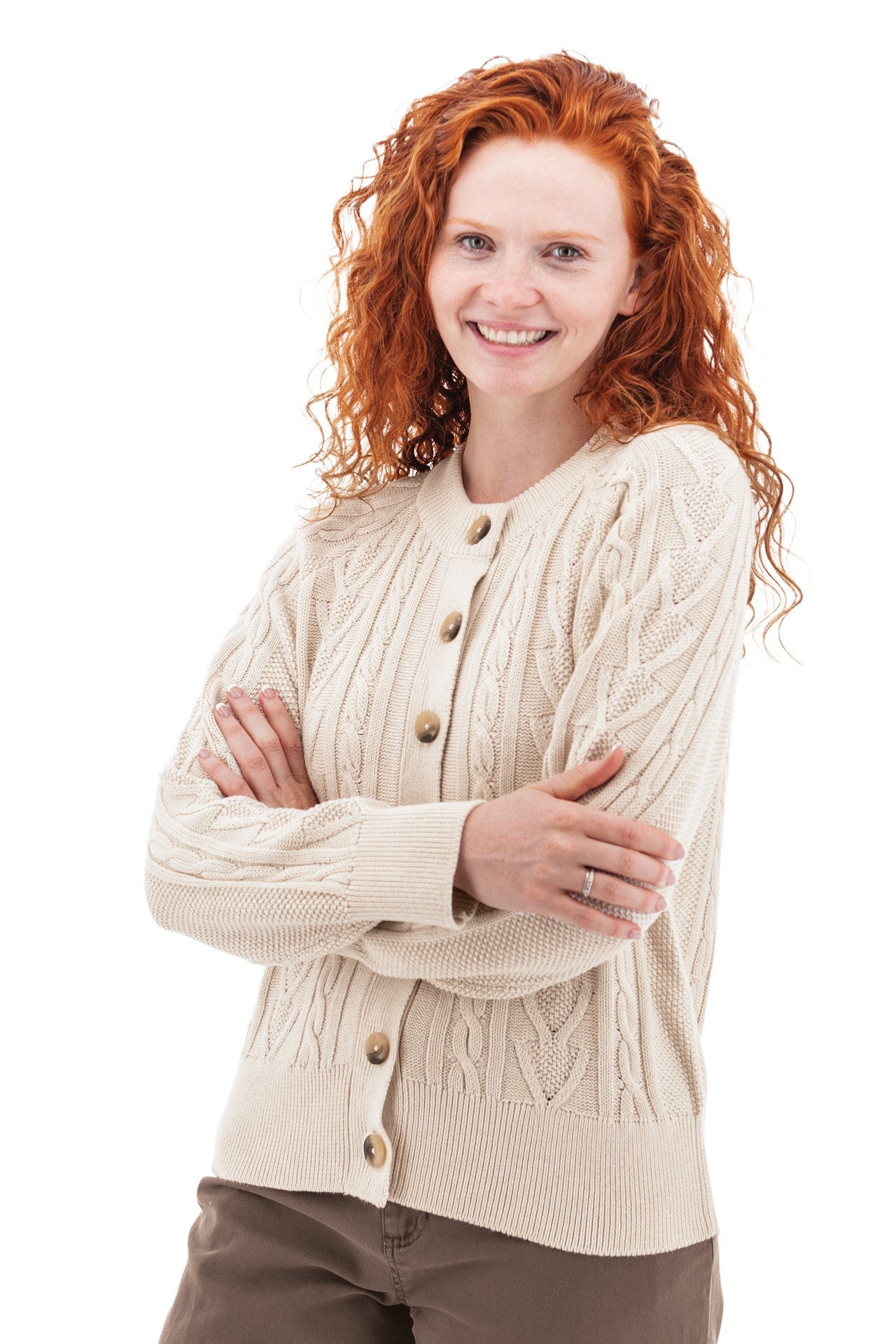 Cascade Cotton Cardigan Sweater