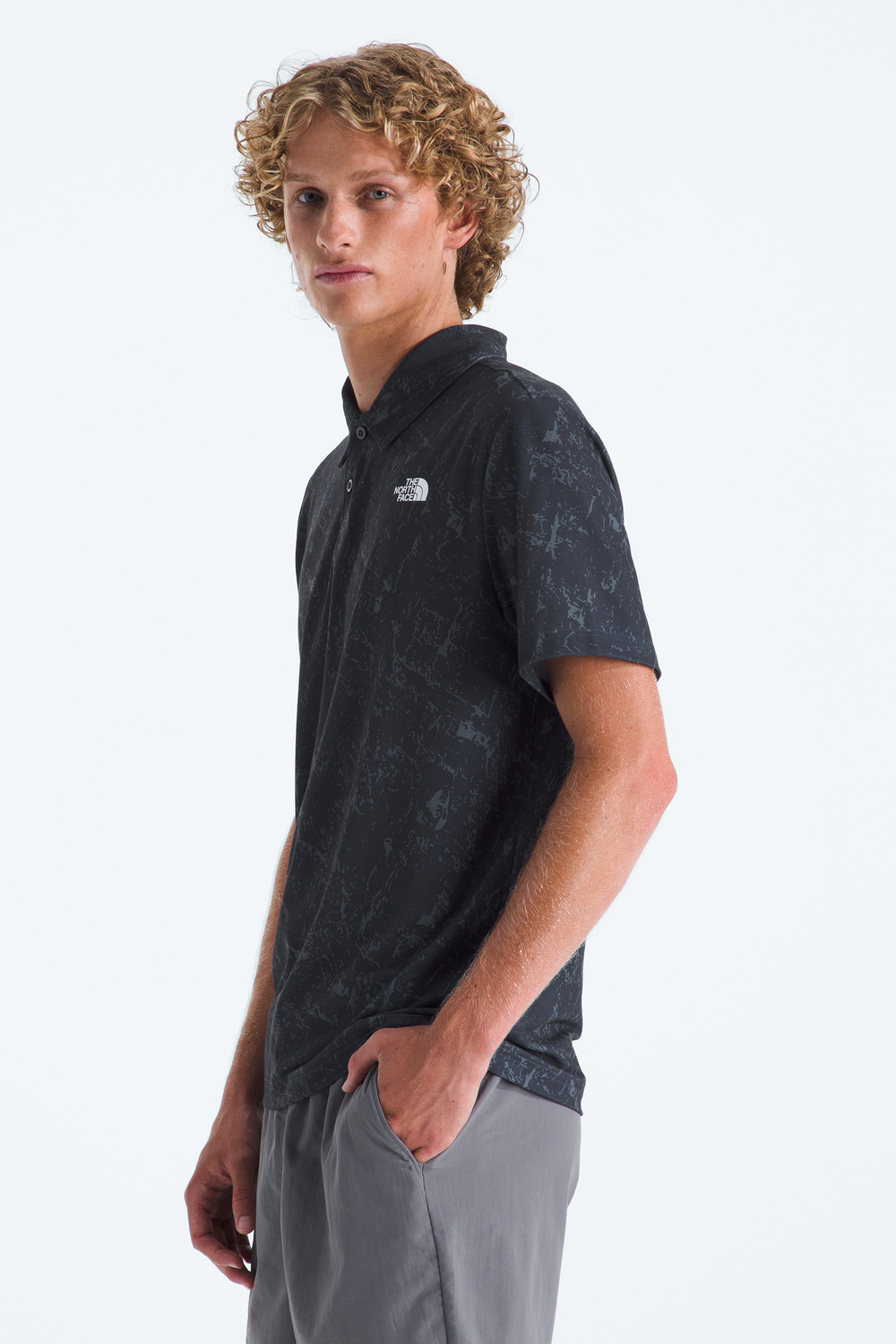 TNF M's Adventure Printed Polo Short Sleeve Shirt