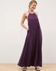 Go With The Flow Halter Dress